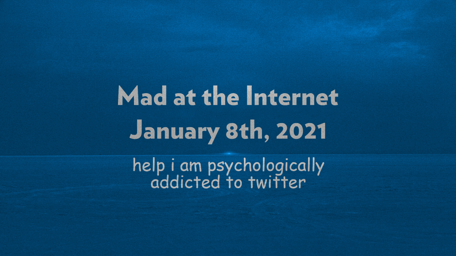 My Psychological Addiction to Twitter